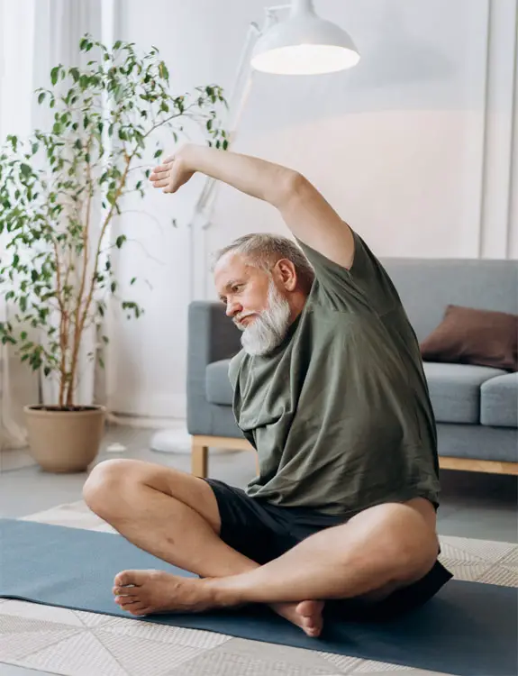 Stretch,-Yoga- Taking Care of Body in Old Age