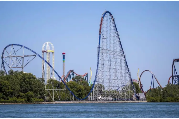 Roller Coaster Ride at Cedar Point