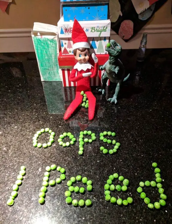 Oh No! Elfie Pea-ed!