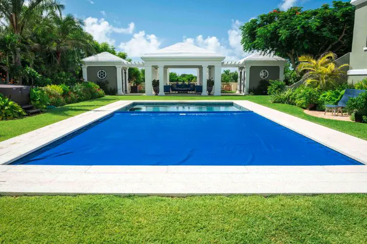 Automatic Pool Cover Under Track System