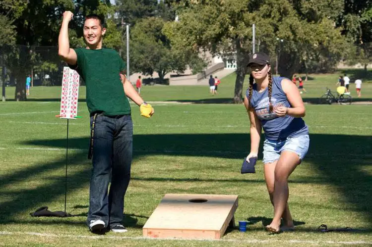 Set up outdoor games-Tips For a Summer-Ready Outdoor Space