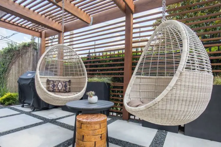Hang Hammocks or Swing Chairs