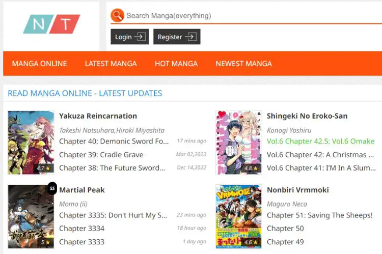 manganato-S2Manga Alternatives