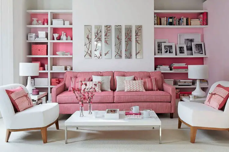 Pink Lounge Area-Unique Seating Lounge Ideas