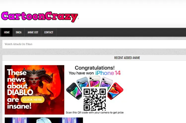 CartoonCrazy- Animefrenzy Alternatives
