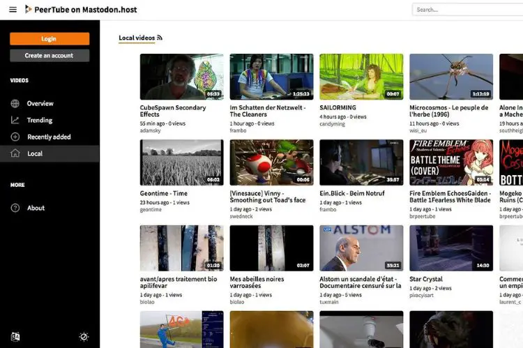 Peer Tube-TVshow88 Alternatives