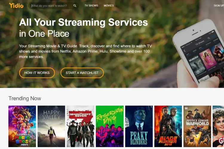 Yidio-TVshow88 Alternatives