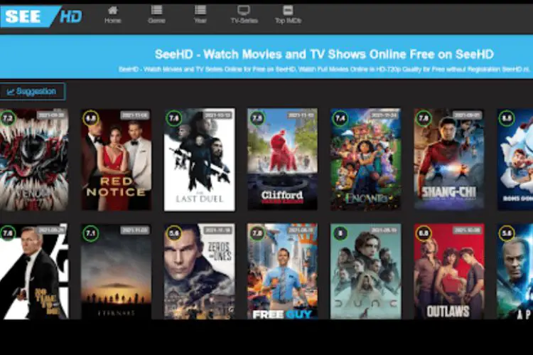SeeHD-TVshow88 Alternatives