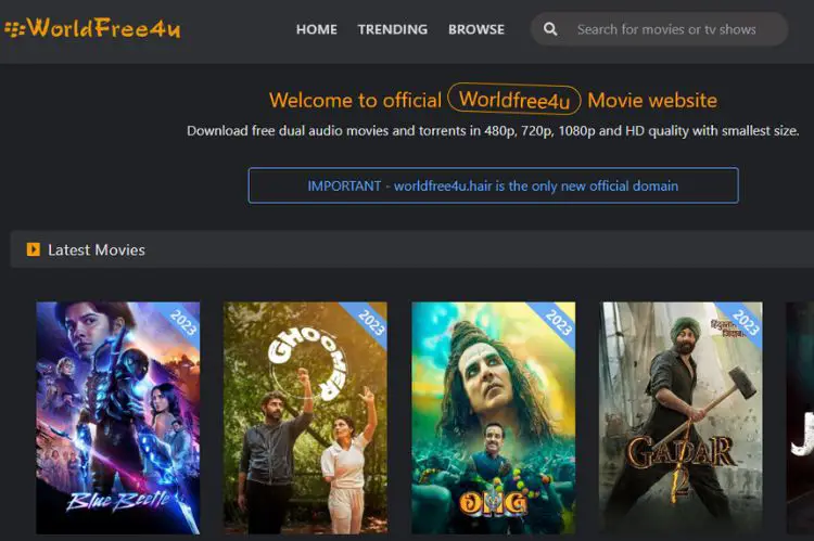 WorldFree4u-Bmovies Alternatives