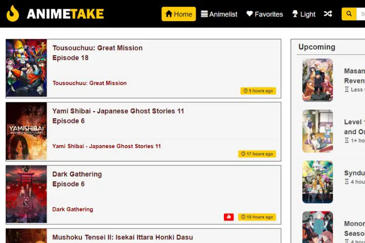 AnimeTake-Animeflix Alternatives