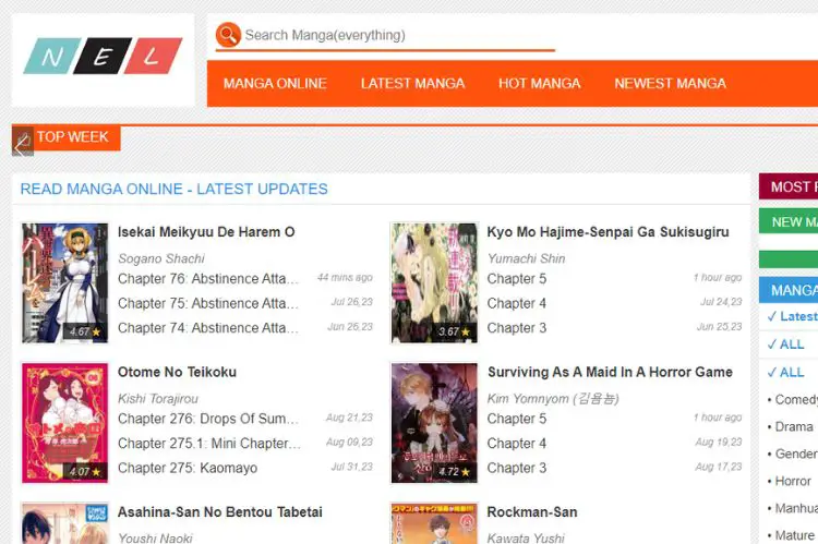 MangaNelo-Harimanga Alternatives