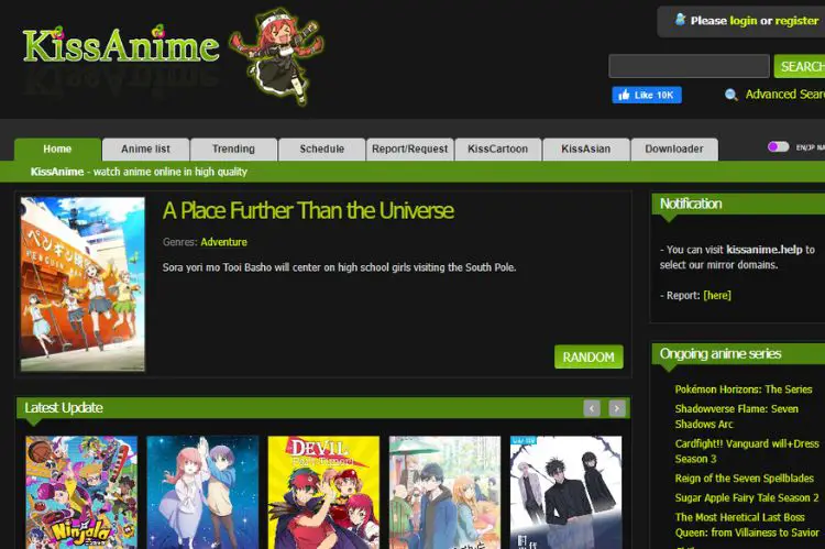 KissAnime-7anime Alternatives