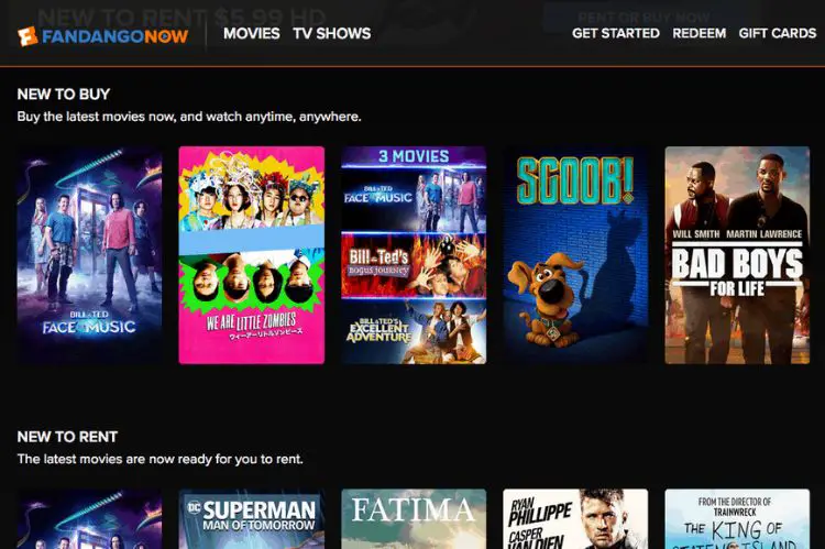 FandangoNOW-Moviejoy Alternatives