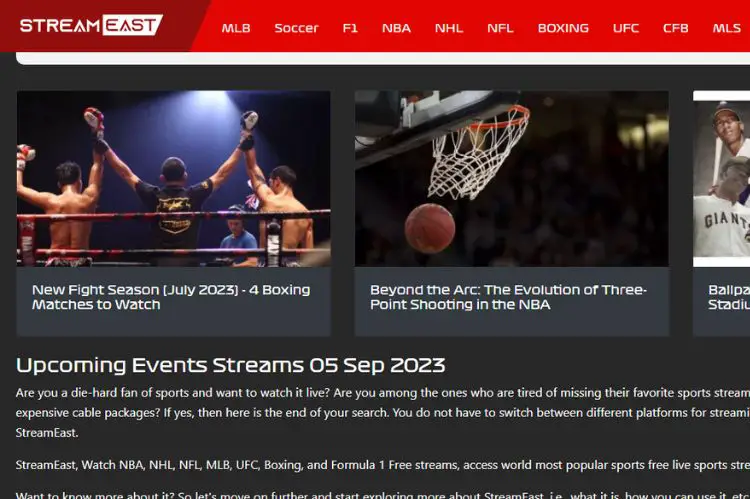 StreamEast-VIPstand Alternatives