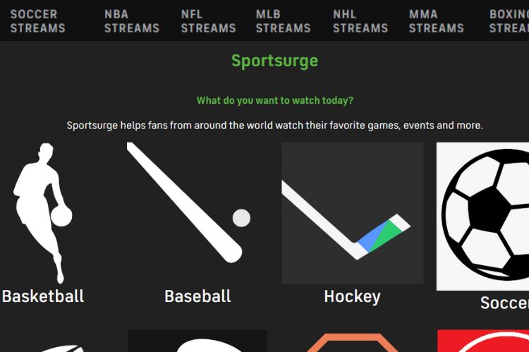 SportSurge.net-Meth Stream Alternatives