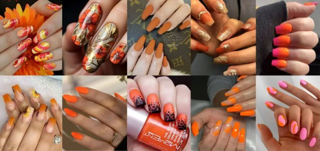 Orange Nails 20 Stunning Ideas for Your Perfect Nail Makeover
