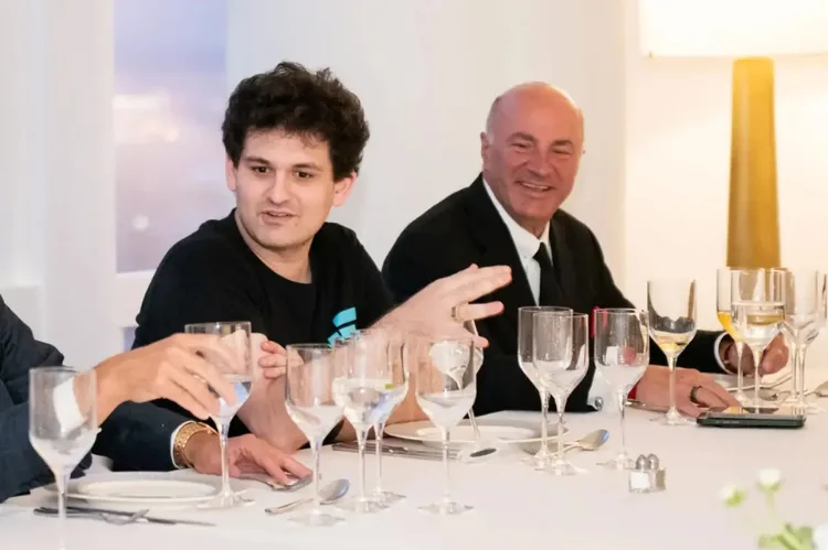 A dramatic, news-style scene showing Kevin O’Leary with a serious expression