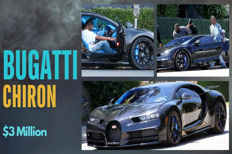 Travis Scott luxury wealth collage