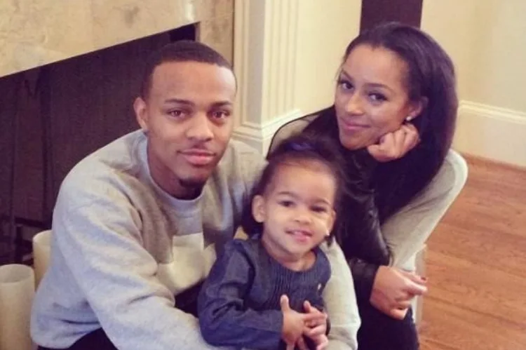 Design a tense financial-themed image showing Bow Wow.