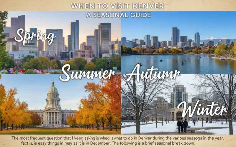 When to Visit Denver: A Seasonal Guide The most frequent question that I keep being asked is what to do in Denver during the various seasons of the year