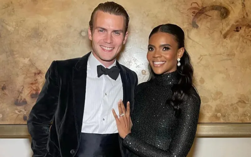 George Farmer and Candace Owens, attending a public event