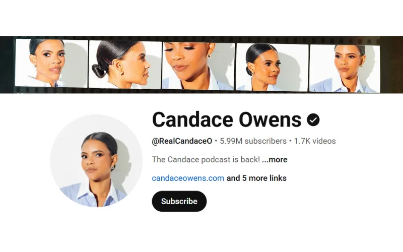 Candace Owens youtube channel