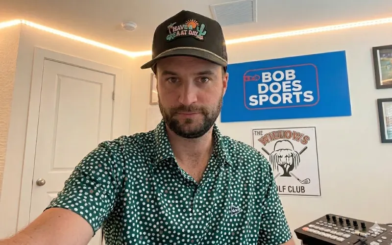 robby berger wearing green shirt
